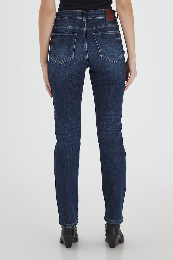 Emma Jeans Regular Leg - Dark Blue Denim