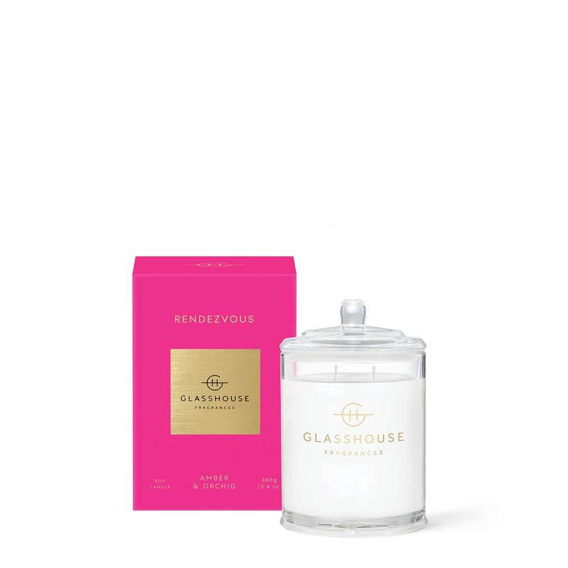 380g Candle - Rendezvous - AMBER & ORCHID
